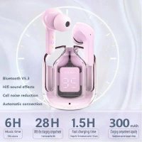COD Air31 Bluetooth Earphones 2024 – Wireless Transparent TWS Gaming Headset for iPhone & Android wi