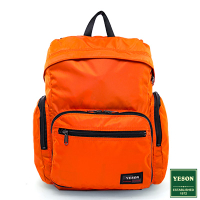 YESON - 商旅輕遊可摺疊式大容量後背包-橘色