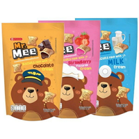 泰國 Mr.Mee 小蜜熊餅乾(22g/25g) 巧克力／牛奶／草莓 款式可選【小三美日】◢D011370