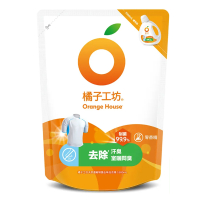 橘子工坊 天然濃縮洗衣精 補充包-去味配方 1500ml (1入)【康鄰超市】