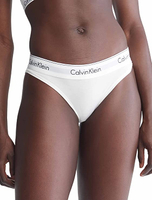 Calvin Klein 女棉彈力比基尼內褲(白色)