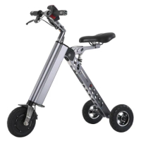 Freego USA warehouse light weight 3 Wheel Electric Tricycle 8 Inch foldable Mobility Electric Scooter with seatcustom