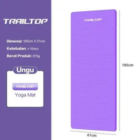 SKY - TrailTop Matras Yoga Premium Anti Slip Matras Olahraga Yoga Mat Karpet Olahraga Workout 8/10mm