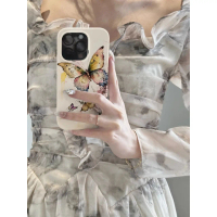 [COD] เคสโทรศัพท์มือถือ iPhone สองผีเสื้อใหม่เคสโทรศัพท์มือถือบางเฉียบขั้นสูงรุ่นโทรศัพท์มือถือที่ใช