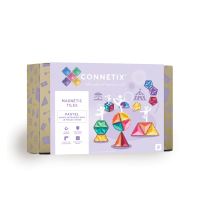 Connetix 磁樂 澳洲 Connetix 磁力片- 48片粉彩延伸形狀組(STEAM 玩具)