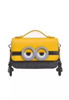 FION FION Minions Jacquard with Leather Crossbody &amp; Shoulder Bag