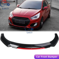 LAICY For Hyundai Accent 2008-2022 Car Front Body Bumper Spolier Lip Chin Diffuser Splitter Air Dam Kit Protector Guard Covers