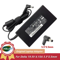 Original OEM Delta 19.5V 6.15A ADP-120MH D AC Adapter Charger for MSI GE60 2PF/2PG/2QD GF63 Thin 9SCXR 9SCX 9SCSR 9SC Notebook