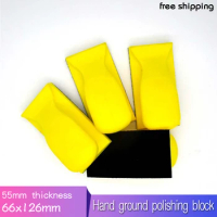 66x126mm Foam Hand Sanding Block Polishing Pad for Hook and Loop Disc