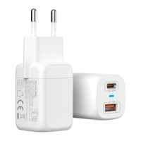Dual port PD30W charger Euro gauge 20W fast charging head is suitable for Apple 14 mobile phone charger