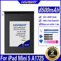 HSABAT A1725 6500mAh Top Capacity Battery for iPad Mini 5 A1725 Batteries