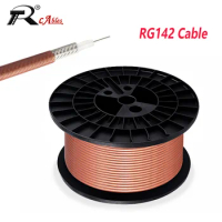 RG-142 SFF-50-3 Double Shielded RF Coaxial Cable Adapter Connector Coax RG142 Cable 50 Ohm High Quality 1M 2M 3M 5M 10M 20M 50M