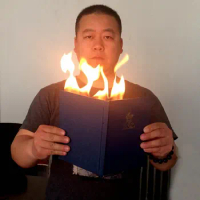 Hot Book -- Magic Trick , Fire Magic