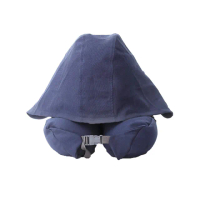 【毛毛家】無印U型枕良品旅行連帽頸枕(SSZZ000239)