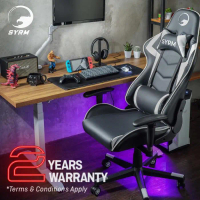 SYRM ZEUS X2 SERIES Premium Quality Gaming Chair Kursi Gaming - Hitam Putih