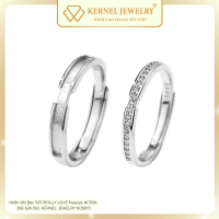 Nhẫn đôi Bạc 925 REALLY LOVE freesize NC300-360-624-562  KERNEL JEWELRY ND0013
