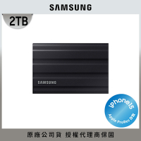 SAMSUNG 三星T7 Shield 2TB USB 3.2 Gen 2移動固態硬碟 星空黑 (MU-PE2T0S/WW)