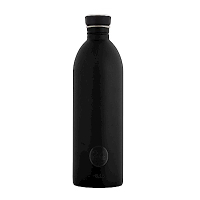 【義大利 24Bottles】高耐磨輕量冷水瓶 1000ml - 紳士黑