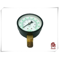 60mm 1/4" x 7kg 立式壓力計 壓力表 壓力錶 耐壓錶 耐壓表 耐壓計 量壓計 測壓計 [天掌五金]