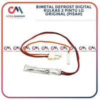 Defrost Bimetal Fuse Kulkas 2 pintu Digital LG Original DOuble PISAH Panas Dingin dobel