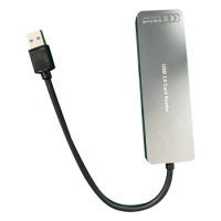 5-In-1 CF/SD/XD/CFAST/TF Card Multi-Function Card Reader USB-A USB-C Card Reader Docking Station