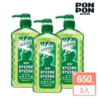 【澎澎MAN】速爽2in1 洗髮沐浴露-控油酷涼型-650gx3(團購優惠組)