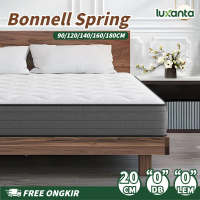 【Gratis Bantal】kasur busa kasur springbed 90/180CM tebal 20CM spring bed single COD N6