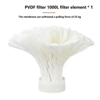 PVDF Ultrafiltrasi Filter Air 1000LPH 2000LPH 3000LPH 5000LPH 1000 L/H Refill