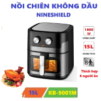 Nồi Chiên Không Dầu 15L NINESHIELD KB-9001M Điện Tử Hiện Đại