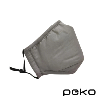 【PEKO】四層純棉內層口袋可換濾片耳掛繩可調式防塵口罩(2色任選)