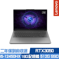 Lenovo LOQ 15IAX9E 83LK003PTW 15.6吋電競筆電 i5-12450HX/RTX3050/16G/512G PCIe SSD/Win11/二年保到府收送
