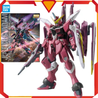Bandai Original Anime Figure MG 1/100 SEED Aslan Justice Gundam Assembled Model Joint Movable Model Ornaments Toy Free Shipping