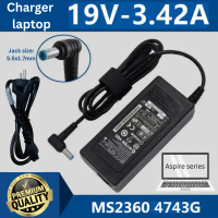 Charger Laptop Aspire Series 19V 3.42A Adaptor Laptop E1-470 E1-432 E1-421 E1-431 E1-472 E1-472G E1-