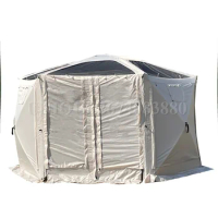 Quick Set Up Outdoor Garden Gazebo, Family Camping Tent, Shelter for 5-8 Persons