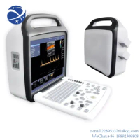 YYHC 15 inch Medical LCD 32 Channels Dual probe notebook Useb Veterinary Eco Color Doppler Portable Ultrasound Price