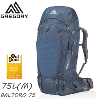 【GREGORY 美國 BALTORO 75 M 登山背包《薄暮藍》75L】91612/雙肩背包/後背包/自助旅行/健行/旅遊