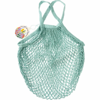 《Rex LONDON》編織購物袋(藍綠) | 購物袋 環保袋 收納袋 手提袋
