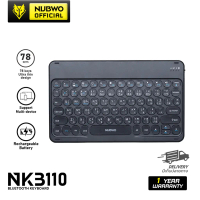 Nubwo คีย์บอร์ดบลูทูธ คีย์บอร์ดแท็บเล็ต/โทรศัพท์ 78 Keys รุ่น NKB110 ประกัน 1 ปี
