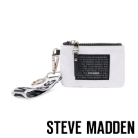 STEVE MADDEN-BRICHIE 時尚潮流款 字母零錢包-黑白