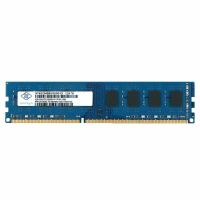 CODแรม NANYA 4GB DDR3 1066MHz สำหรับคอมพิวเตอร์ตั้งโต๊ะ PC3-8500U DIMM CL7 PC สีน้ำเงิน AD34TikTok