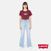 Levi s Wedgie 高腰修身 排釦 靴型牛仔褲 / 輕藍染水洗 / 女生牛仔褲