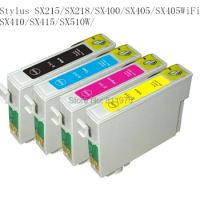 8ink 71T0711-T0714 ink cartridge For EPSON Stylus SX215/SX218/SX400/SX405/SX405WiFi/SX410/SX415/SX510W inkjet printer full ink
