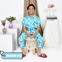 Pakaian One Set Setelan Stelan Baju Bju Tidur Piyama Piama Lengan Pendek Celana Panjang Anak Anak Ke