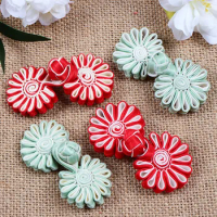 10 Pairs Chinese Knot Button Fastener Flower Cheongsam Clothing Sewing Buttons