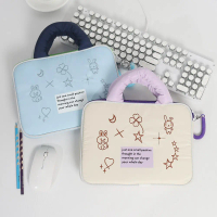 Túi laptop 14 inch cho nữ, vải cotton chống va đập cho máy tính bảng iPad 11 inch, túi laptop 16 inc