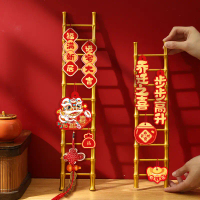 New house decorations Moving to a new home Bamboo stairs Steps to moving into a new home Entrance de