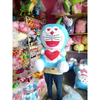 BONEKA DORAEMON LOVE UKURAN JUMBO BESAR