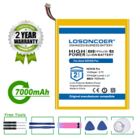 LOSONCOER Battery 7000-6000mAh For Ainol novo 8 mini For Ainol novo8 Pro novo 8 Pro Tablet Batteries Free Tools