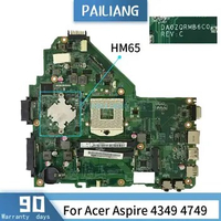 DA0ZQRMB6C0 For Acer Aspire 4349 4749 HM65 Laptop motherboard Mainboard tested OK