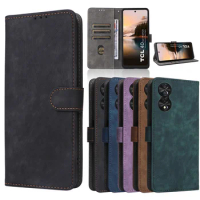 Pertain to TCL 40 NXTpaper 4G Case Wallet Anti-theft Brush Magnetic Flip Leather Case For TCL 40 NXTpaper Phone Case